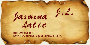 Jasmina Lalić vizit kartica